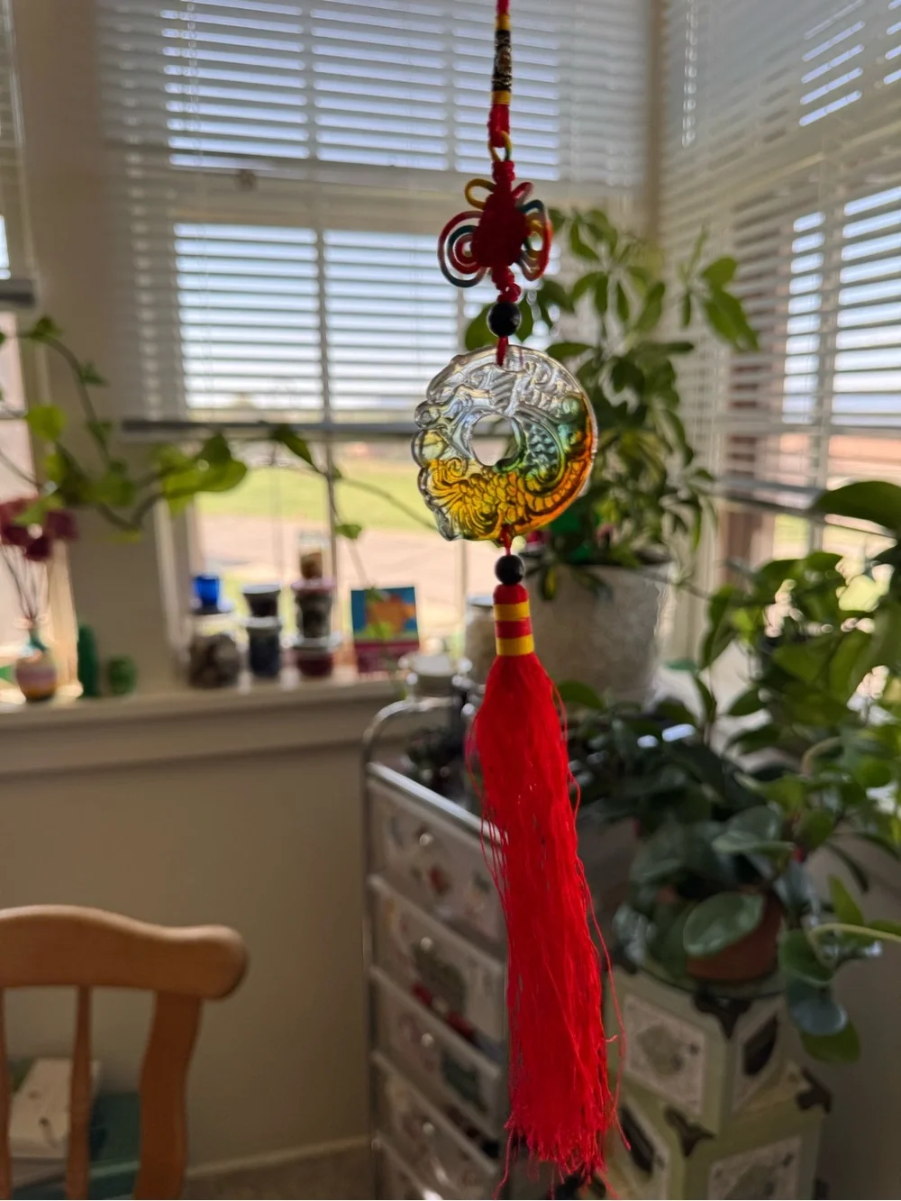 New Decorative Hanging Ornament. Feng Shui Liuli for Luck and Fortune.